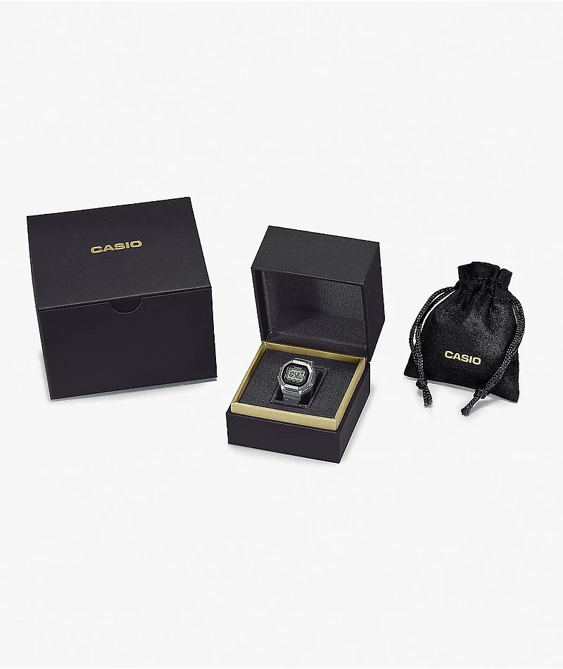 Casio CRW-001-01 Silver Digital Ring Watch
