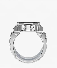 Casio CRW-001-01 Silver Digital Ring Watch