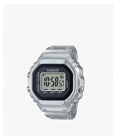 Casio CRW-001-01 Silver Digital Ring Watch