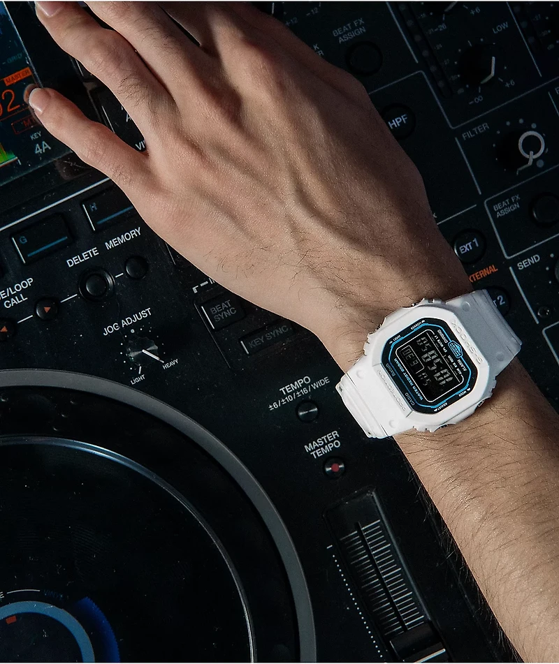Casio DWB5600SF-7 White, Black & Blue Digital Watch