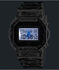 Casio G-Shock DW5600JV-7CR Joshua Vides Silver Watch