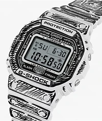 Casio G-Shock DW5600JV-7CR Joshua Vides Silver Watch