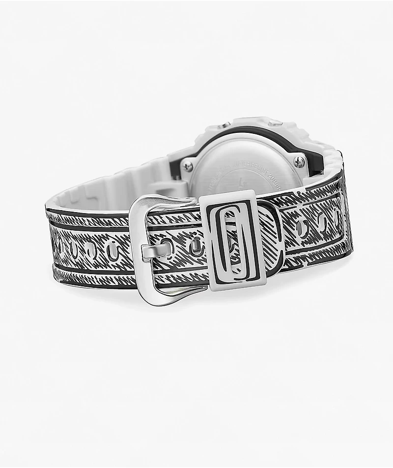 Casio G-Shock DW5600JV-7CR Joshua Vides Silver Watch