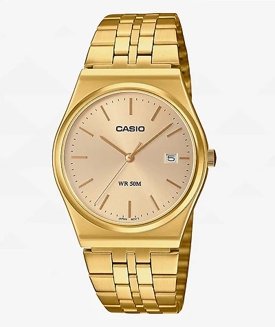 Casio MTP-B145G-9AV Gold Analog Watch