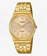Casio MTPB145CG-9A Gold Analog Watch