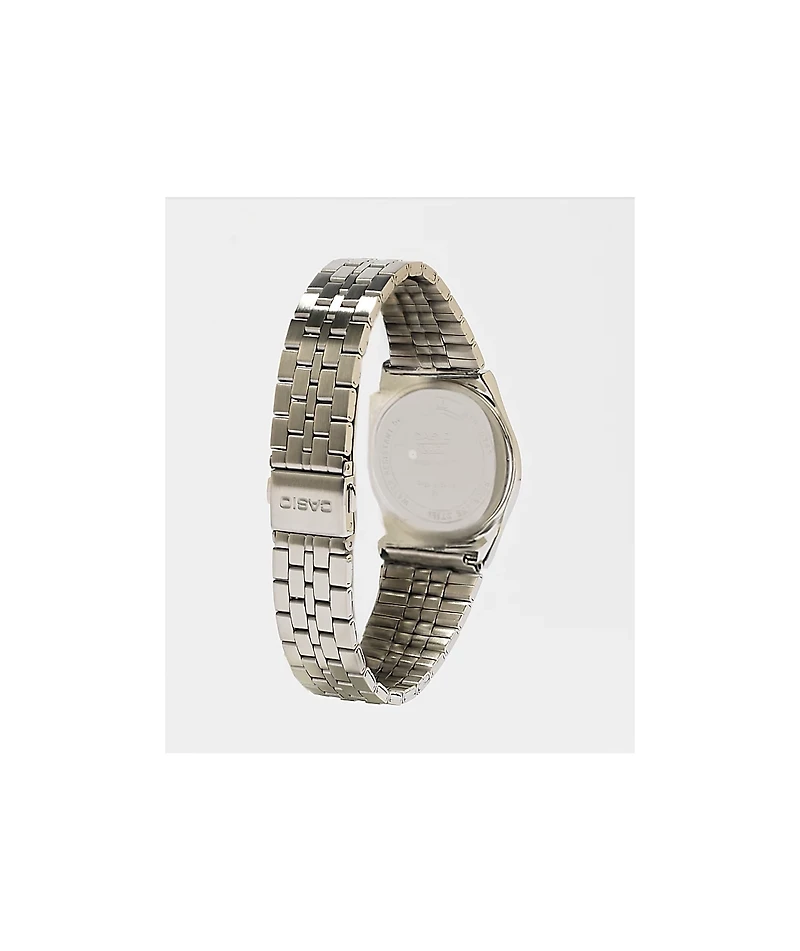 Casio MTPB145D-3A Silver & Green Analog Watch