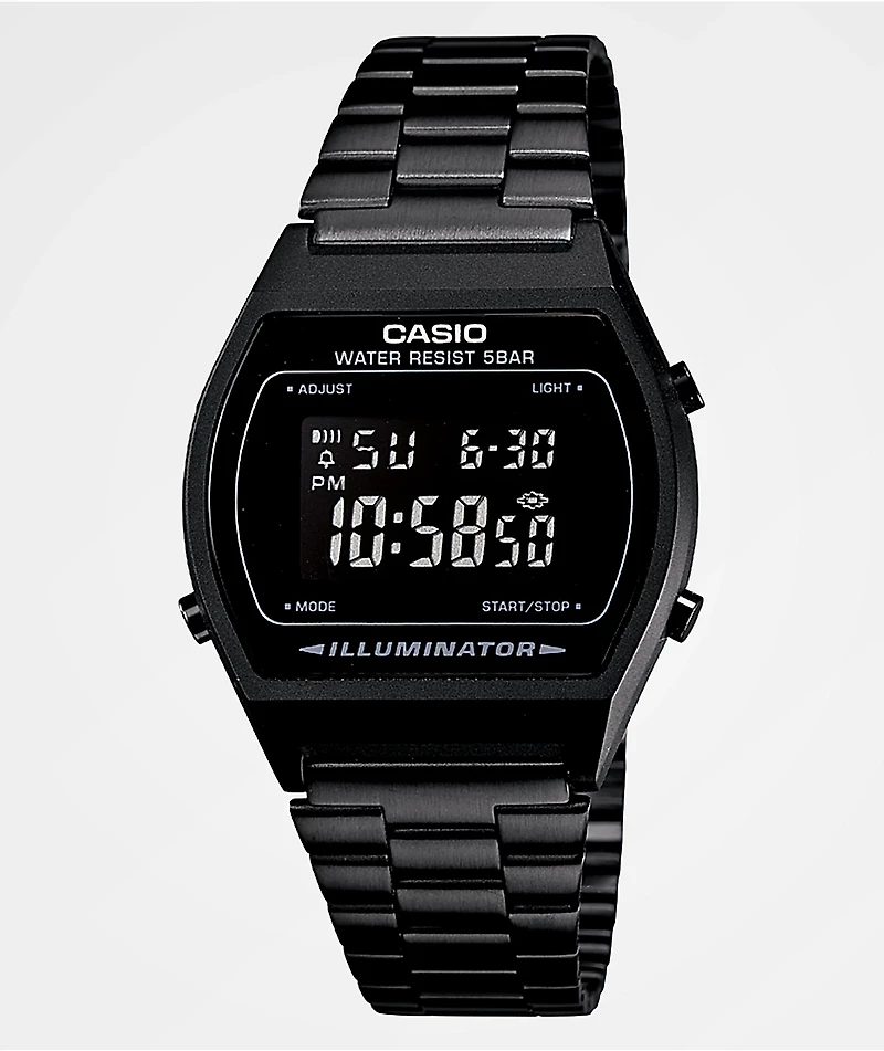 Casio Vintage All Black Digital Watch
