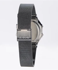Casio Vintage Gun Metal & Black Digital Watch