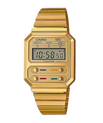 Casio Vintage Revival Gold Digital Watch