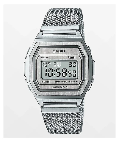 Casio Vintage Silver Digital Watch