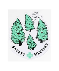 Casual Industrees Safety Meeting Sticker