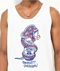 Casual Industrees x Pabst Pabsssst White Tank Top
