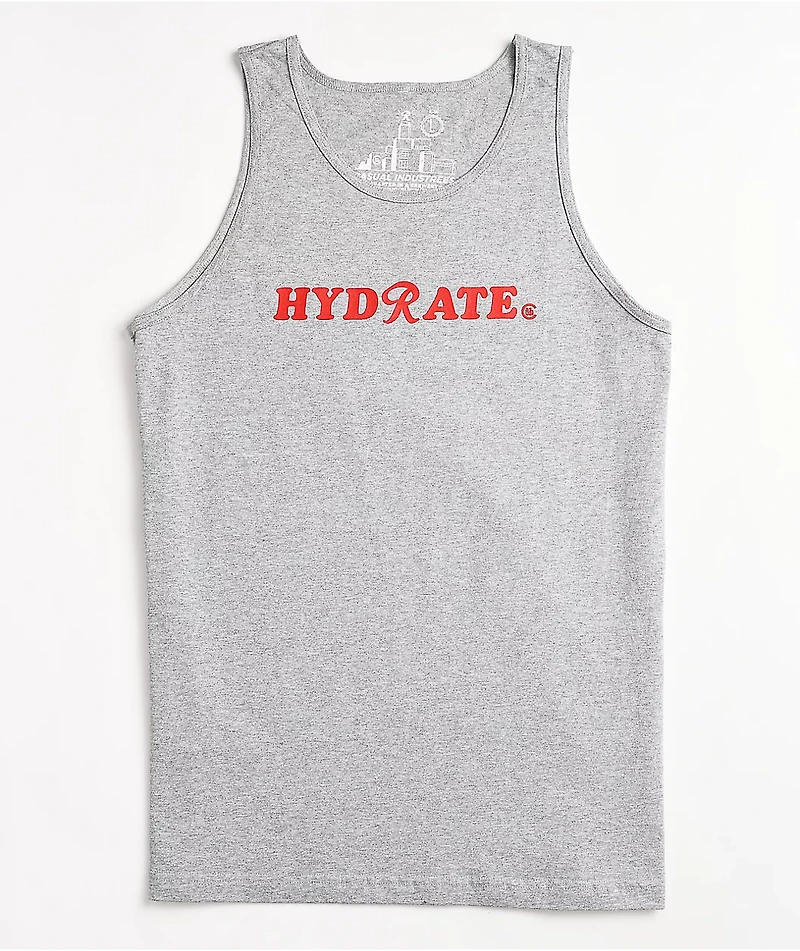 Casual Industrees x Rainier Hydrate Grey Tank Top