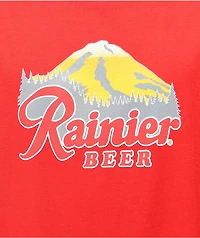 Casual Industrees x Rainier Mt. Rainbeer Red T-Shirt