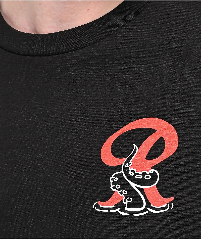 Casual Industrees x Rainier Sea Monster Black T-Shirt
