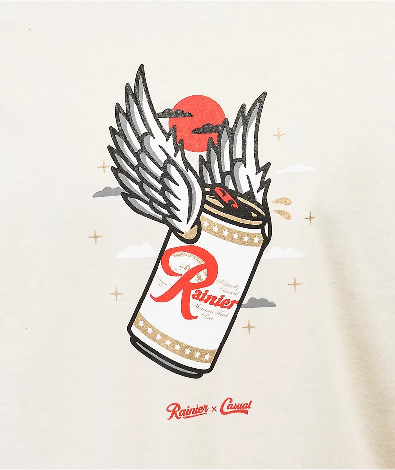 Casual Industrees x Rainier Soar Cream T-Shirt
