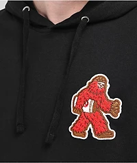 Casual Industrees x Rainier Squatch Black Chenille Hoodie