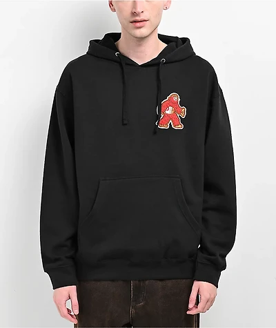 Casual Industrees x Rainier Squatch Black Chenille Hoodie