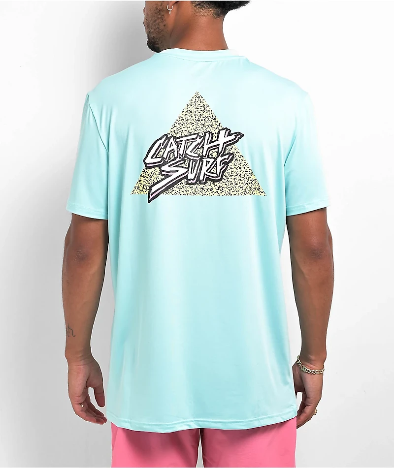 Catch Surf Triangle Slash Turquoise T-Shirt