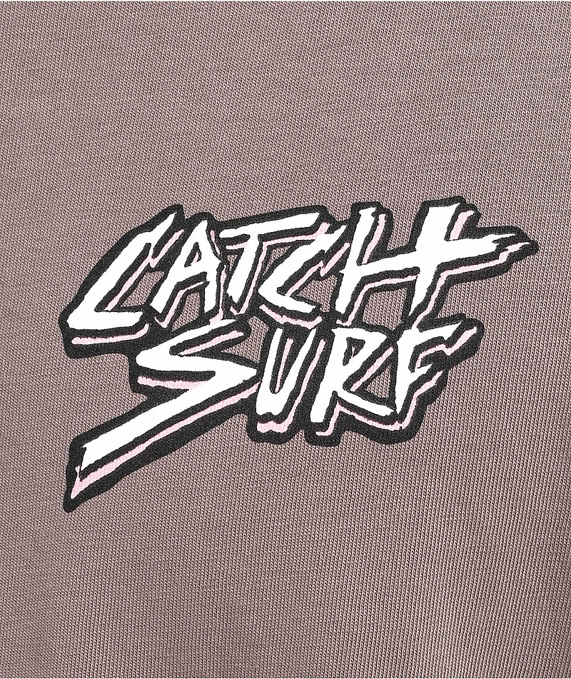 Catch Surf Triple Slash Cinder Garment Dye T-Shirt