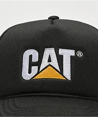 Caterpillar Contrast Cat Black & White Snapback Hat