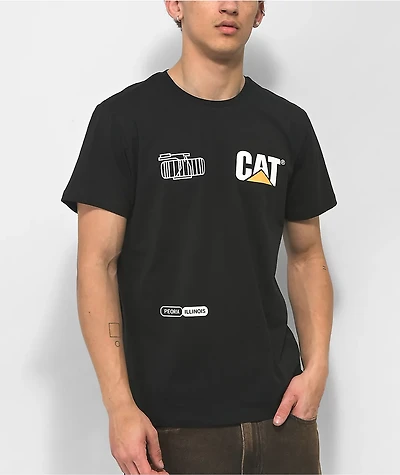 Caterpillar Logo Black T-Shirt
