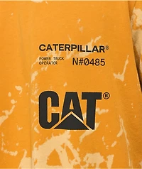 Caterpillar Sunfade Acid Wash Yellow T-Shirt