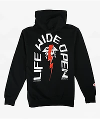 CboysTV 2 Face Bolted Black Hoodie