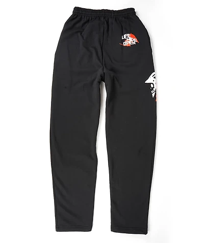 CboysTV 2 Face Bolted Black Sweatpants
