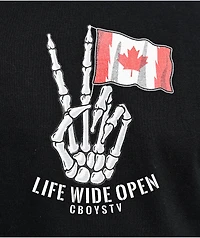 CboysTV Canada Deuces Black T-Shirt