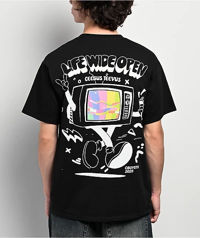 CboysTV Ceebus Teevus Black T-Shirt