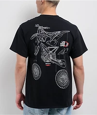 CboysTV Dirtbike X-Ray Black T-Shirt