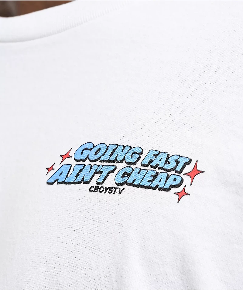 CboysTV Going Fast White T-Shirt