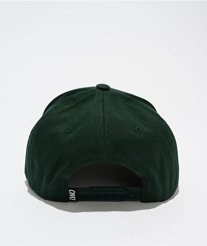 CboysTV Inverted Collegiate Green Snapback Hat