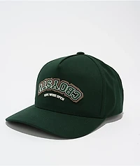 CboysTV Inverted Collegiate Green Snapback Hat