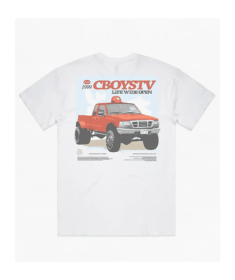 CboysTV Kids Ranger White T-Shirt