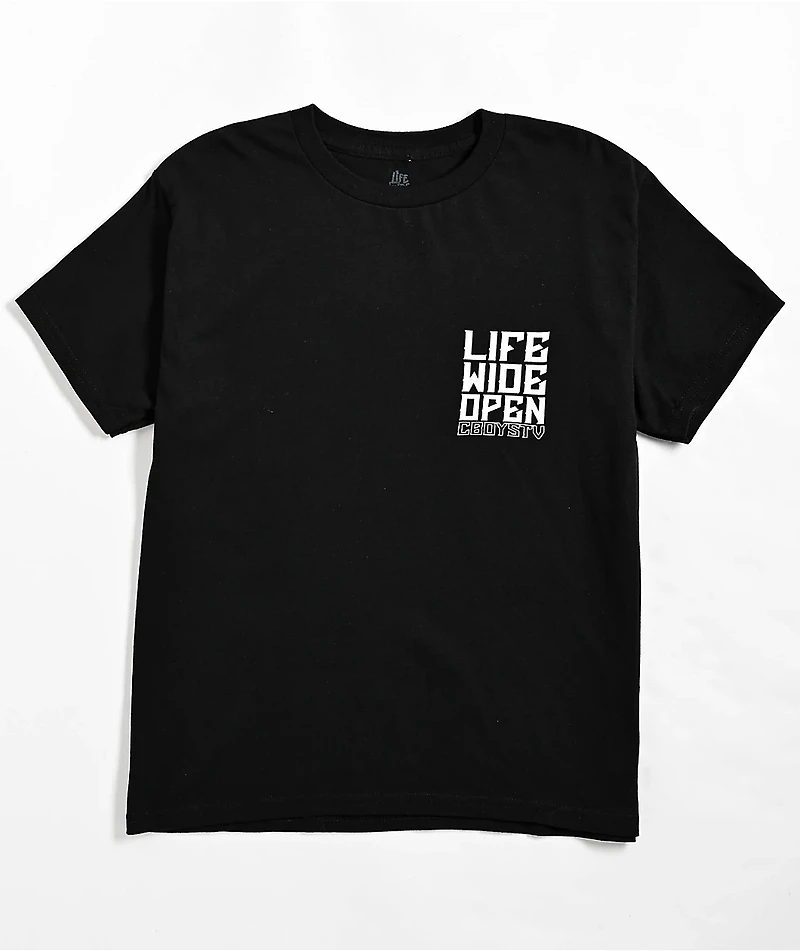 CboysTV Kids Soul Fuel Black T-Shirt