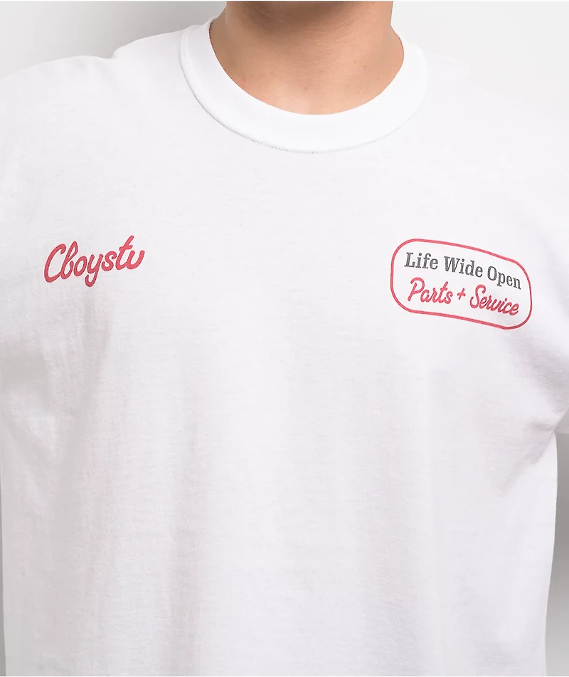 CboysTV LWO Garage White T-Shirt