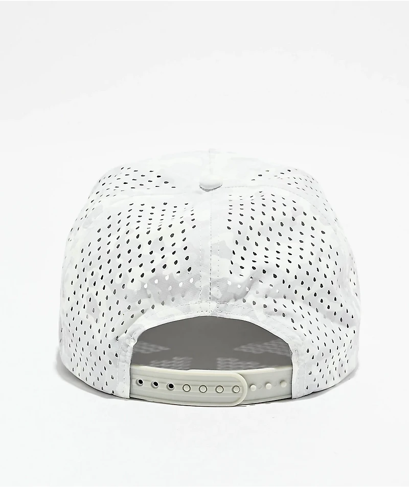 CboysTV Life Wide Open Snow Camo Mesh Snapback Hat