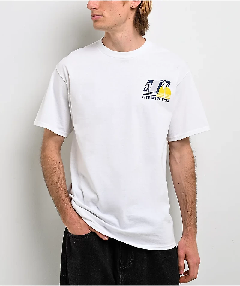 CboysTV Life Wide Open Summer White T-Shirt
