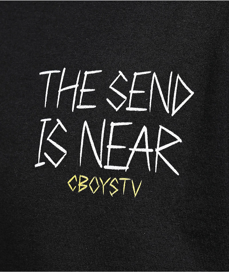 CboysTV Send Is Near Black T-Shirt