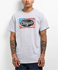 CboysTV Stars & Bars Grey T-Shirt