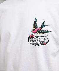 CboysTV Tatted Two Wheels White T-Shirt