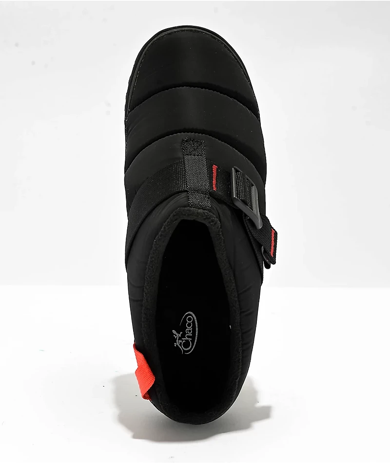 Chaco Ramble Puff Black Clog Shoes
