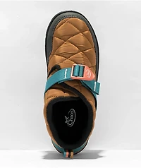 Chaco Ramble Puff Retro Camel Brown Shoes