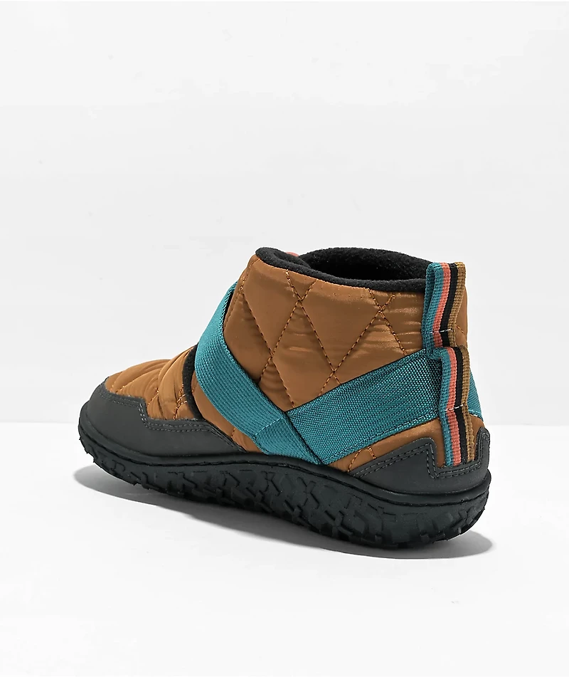 Chaco Ramble Puff Retro Camel Brown Shoes