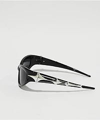 Chair Black & Silver Sunglasses