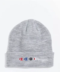 Champion 1x1 Oxford Grey Chunky Beanie