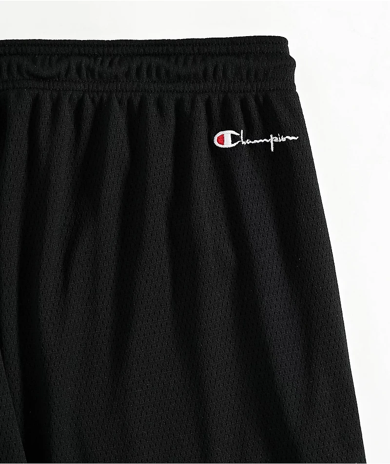 Champion Big Bank Black Mesh Shorts