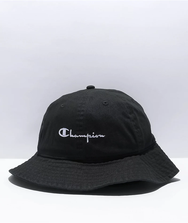 Champion Black Dome Bucket Hat